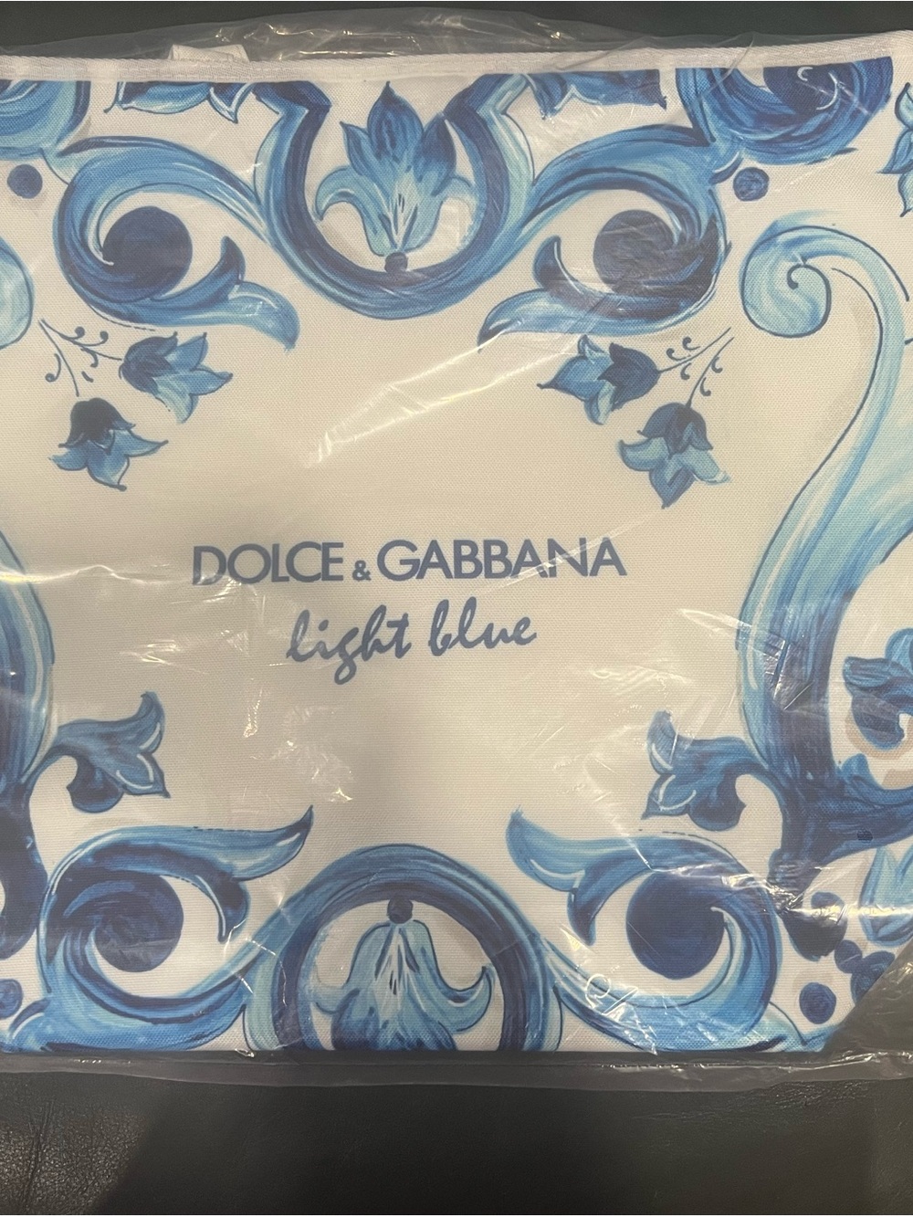 NIP/NWT Dolce & Gabbana Light Blue Insulated Cooler Tote Bag